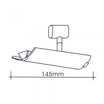 85775 Seil-SET 230V NICKEL 3m, Glas satiniert