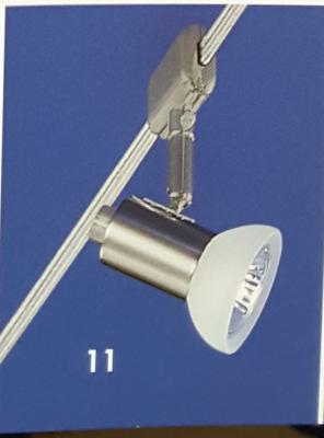 85775 Seil-SET 230V NICKEL 3m, Glas satiniert